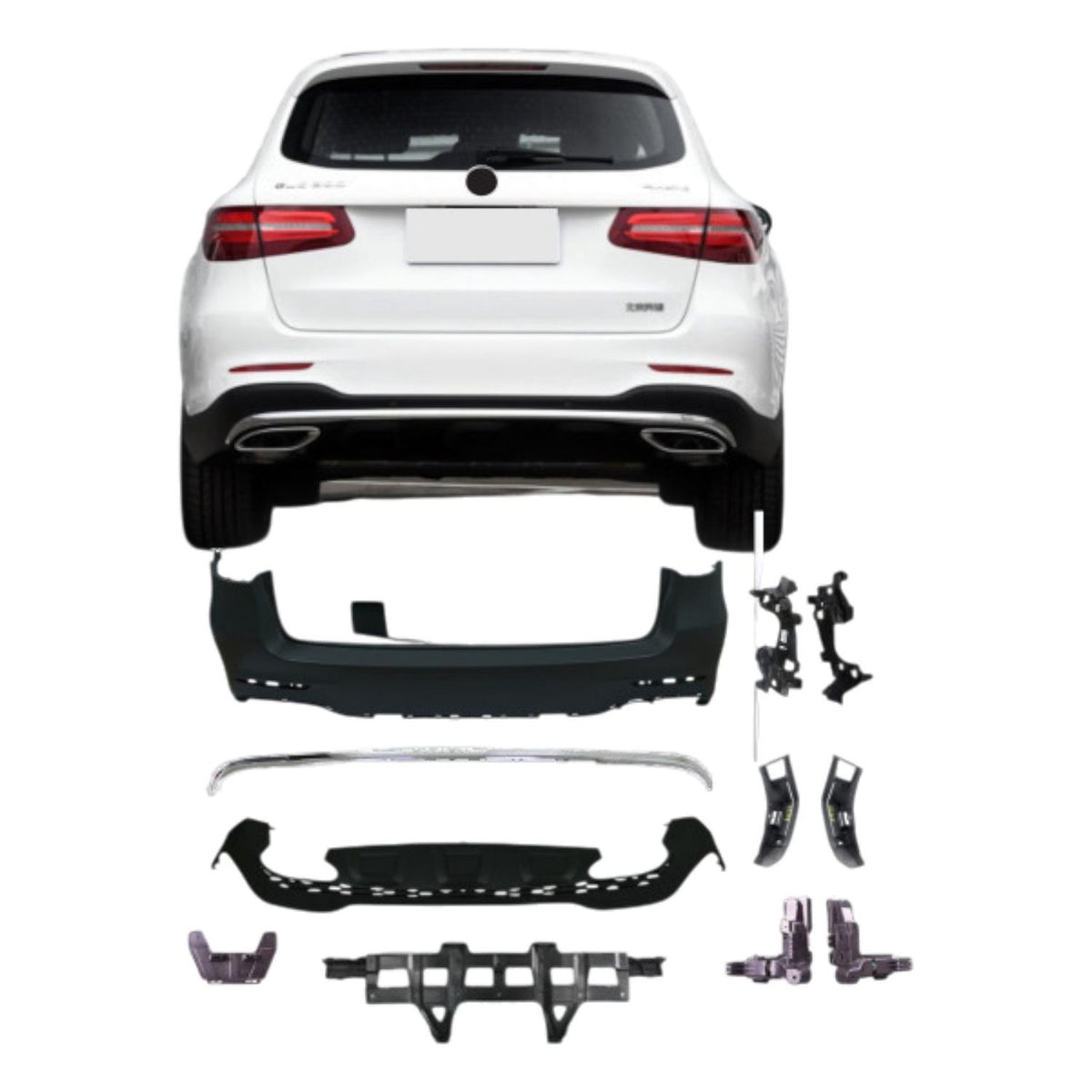 Bumper Complete Rear X253 P/F for Mercedes-Benz GLC-Class