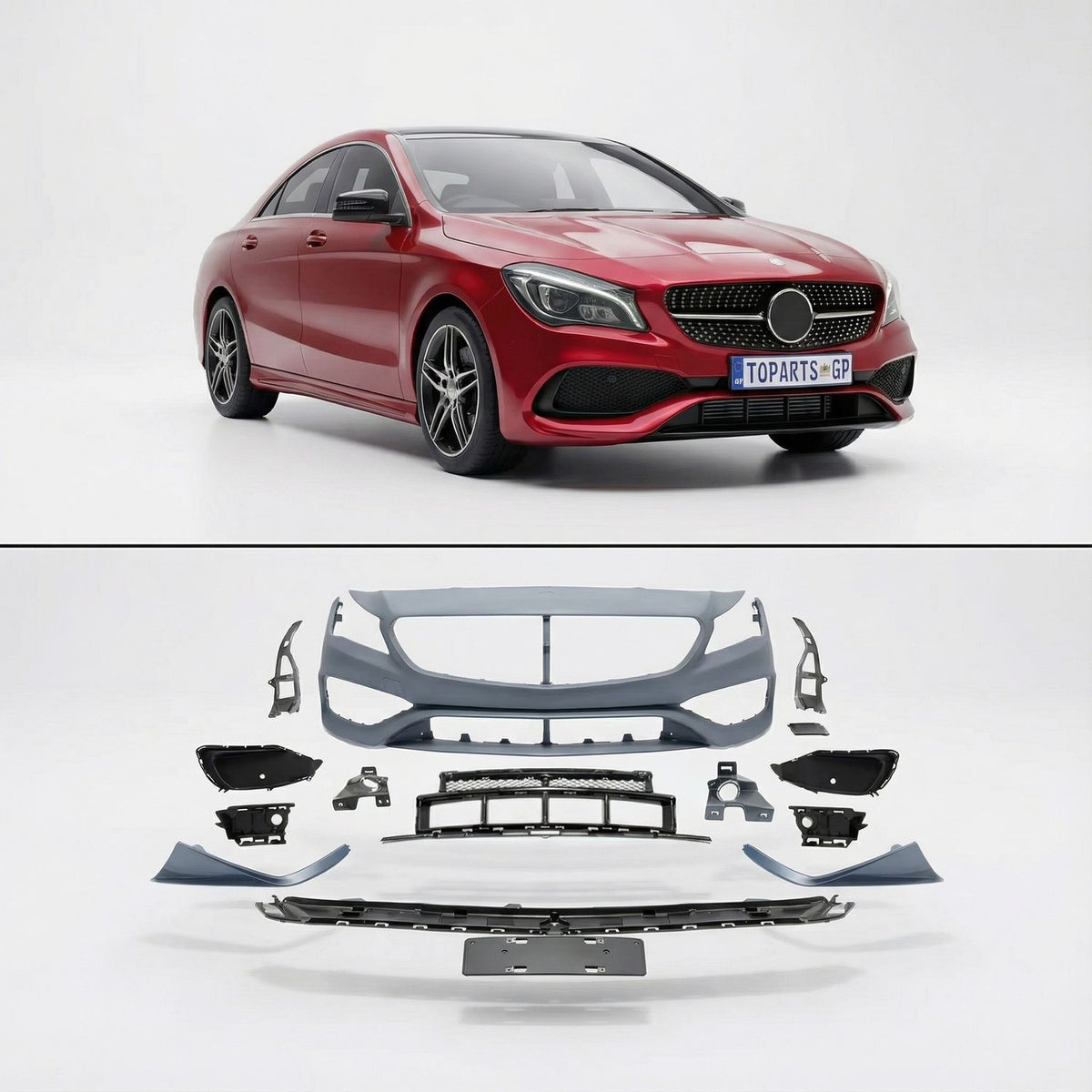 Bumper Complete Front C117 F/L AMG for Mercedes-Benz CLA-CLASS