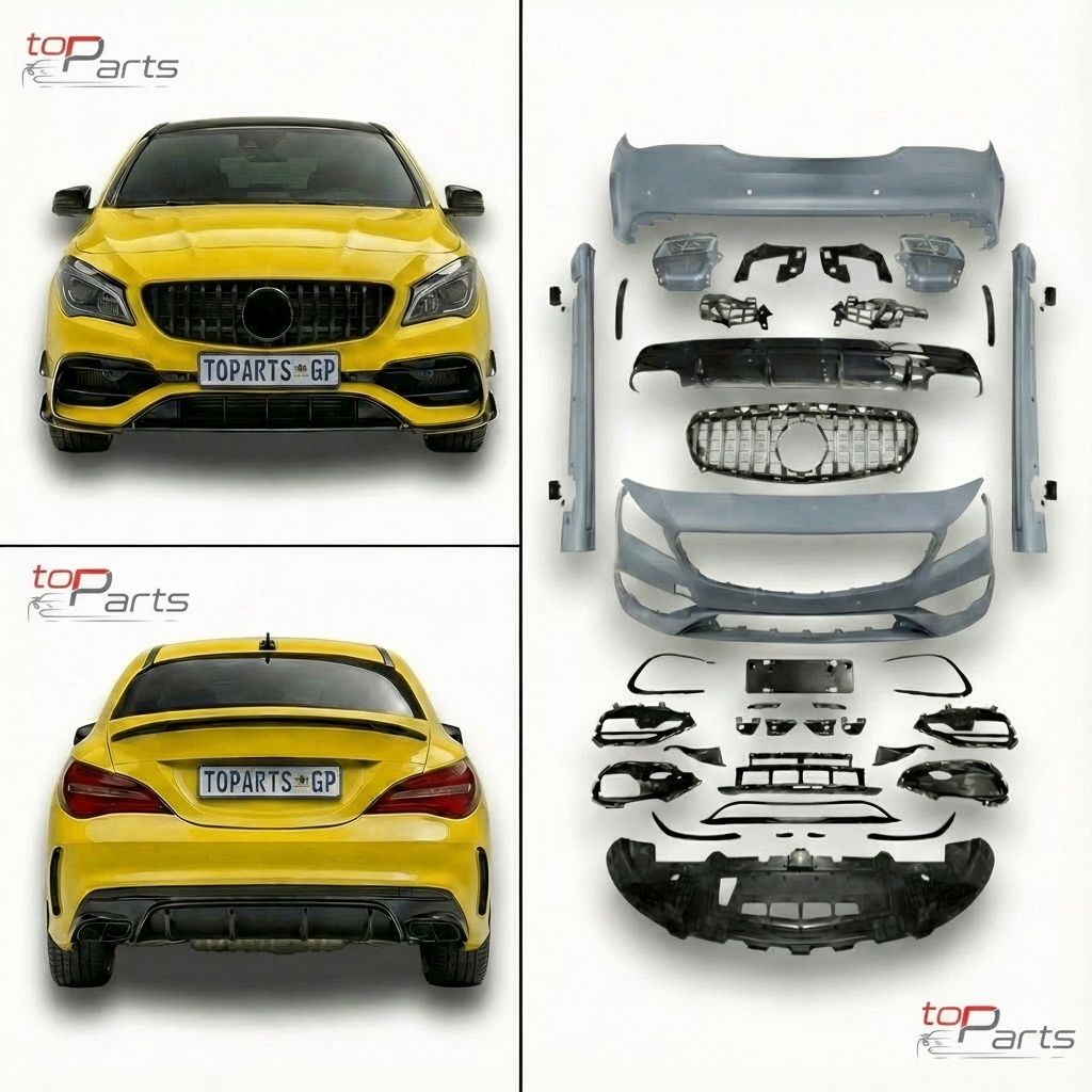 Bumper Kit Complete C117 UPGRADE AMG CLA45 for Mercedes-Benz CLA-CLASS