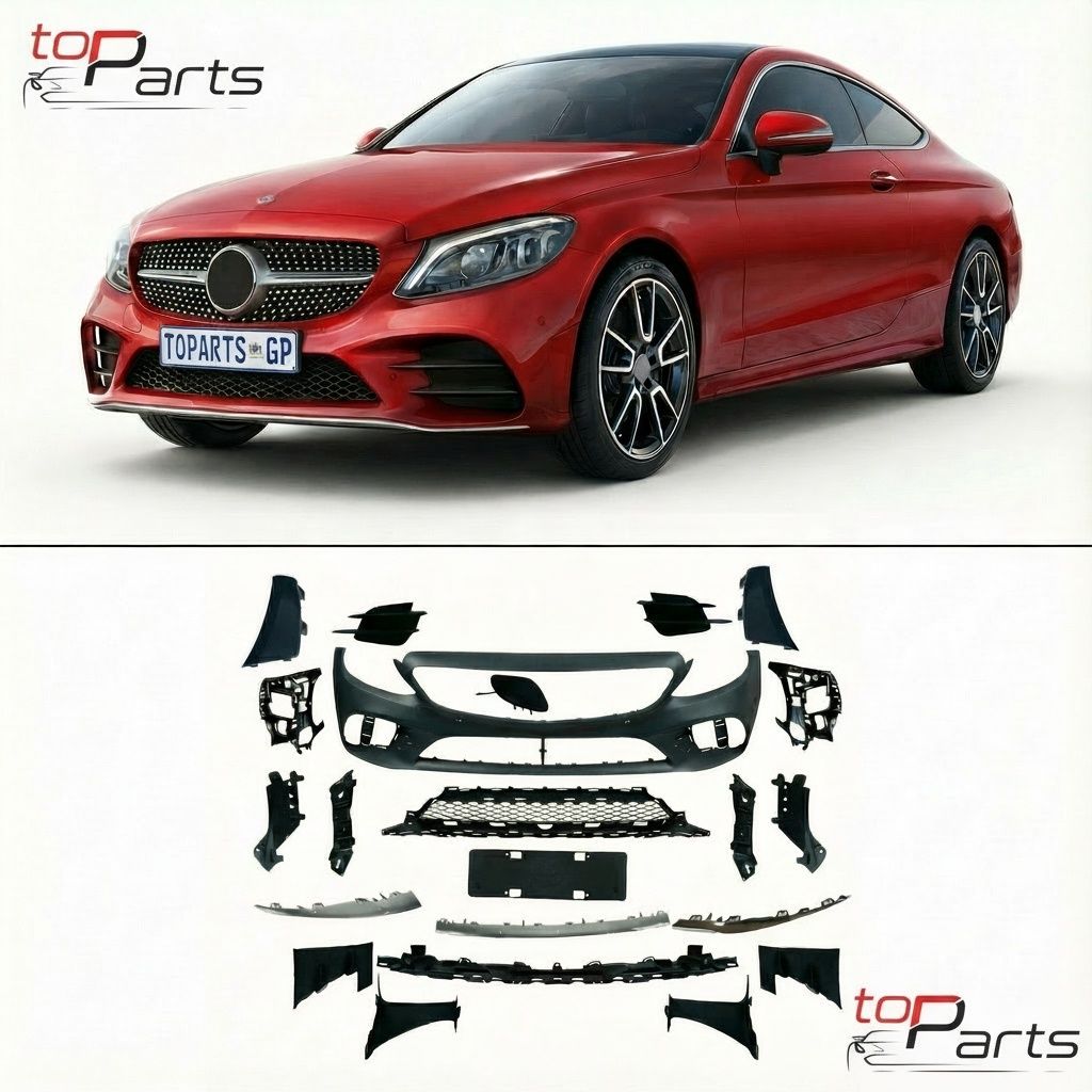 Bumper Complete Front W205 F/L AMG for Mercedes-Benz C-CLASS