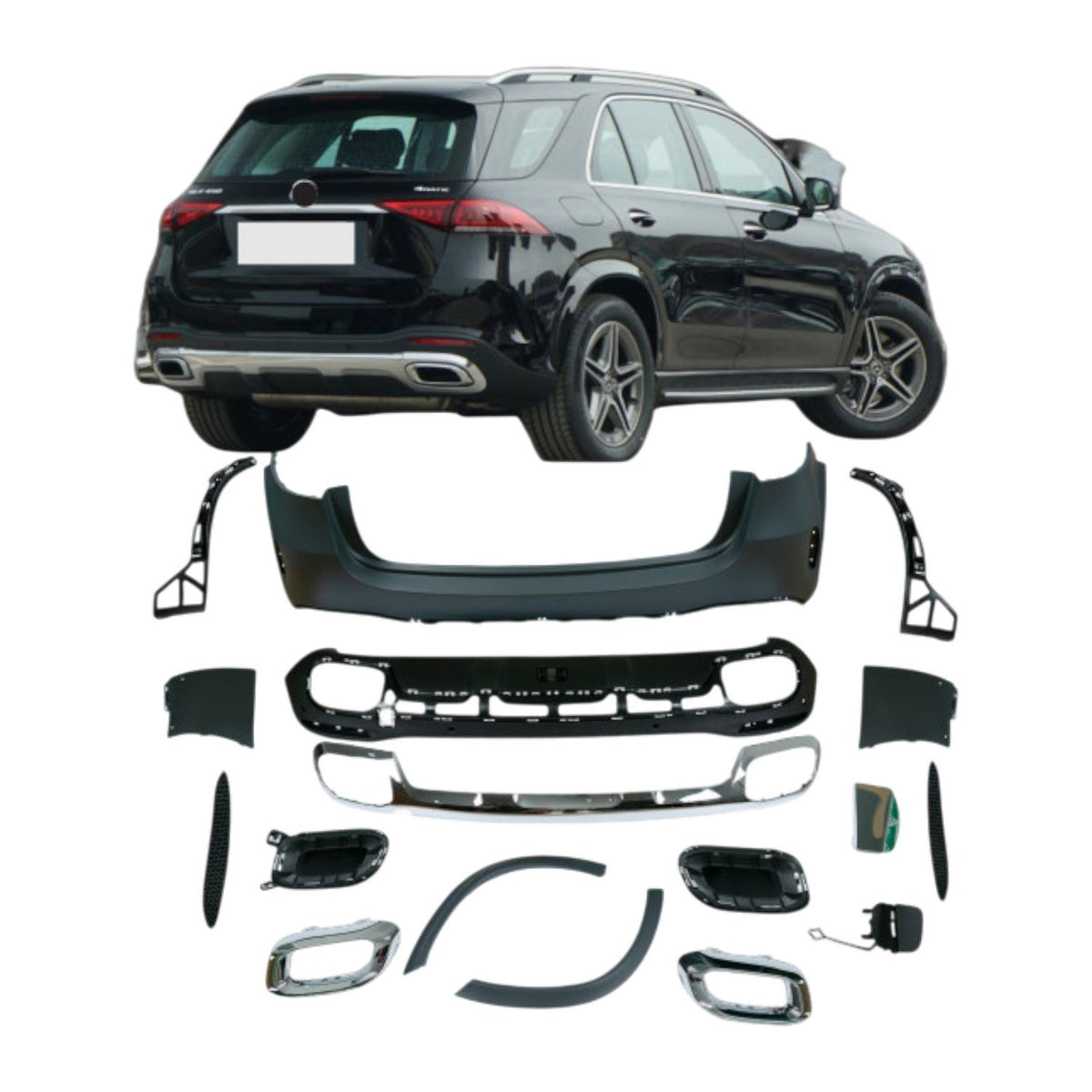 Bumper Complete Rear W167 P/F AMG for Mercedes-Benz GLE-CLASS